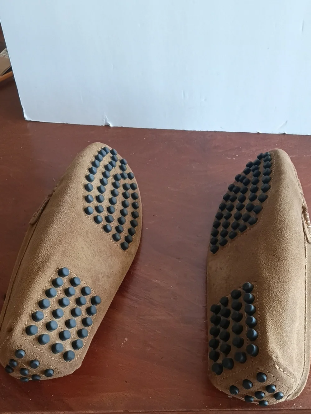 Men's Brown Suede Driving Moccasin Sz 11